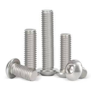 304 Stainless Steel Button Head Hex Socket Screw (M6×20)