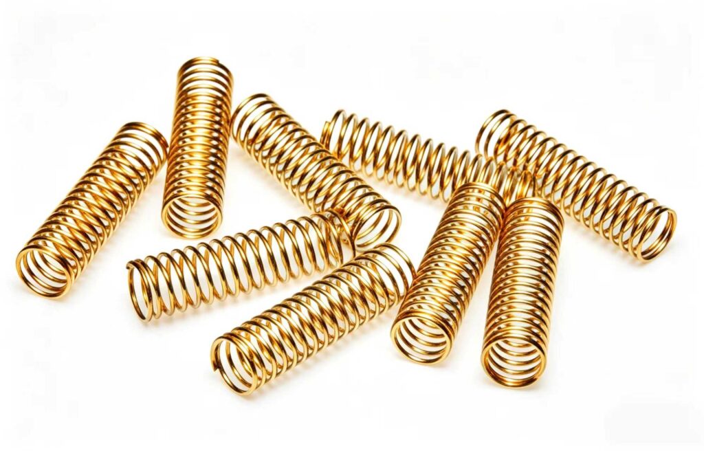 Compression springs used in industrial machinery and automation equipment