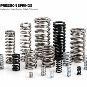Custom compression springs manufactured by KAIFORGE for industrial applications