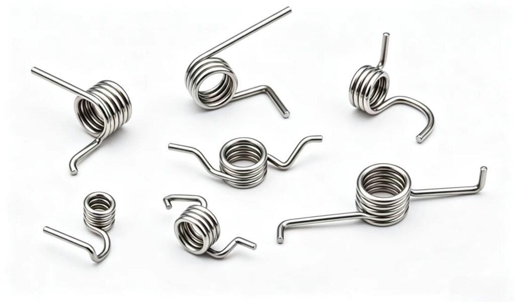 Custom torsion springs manufactured by KAIFORGE for OEM industrial applications