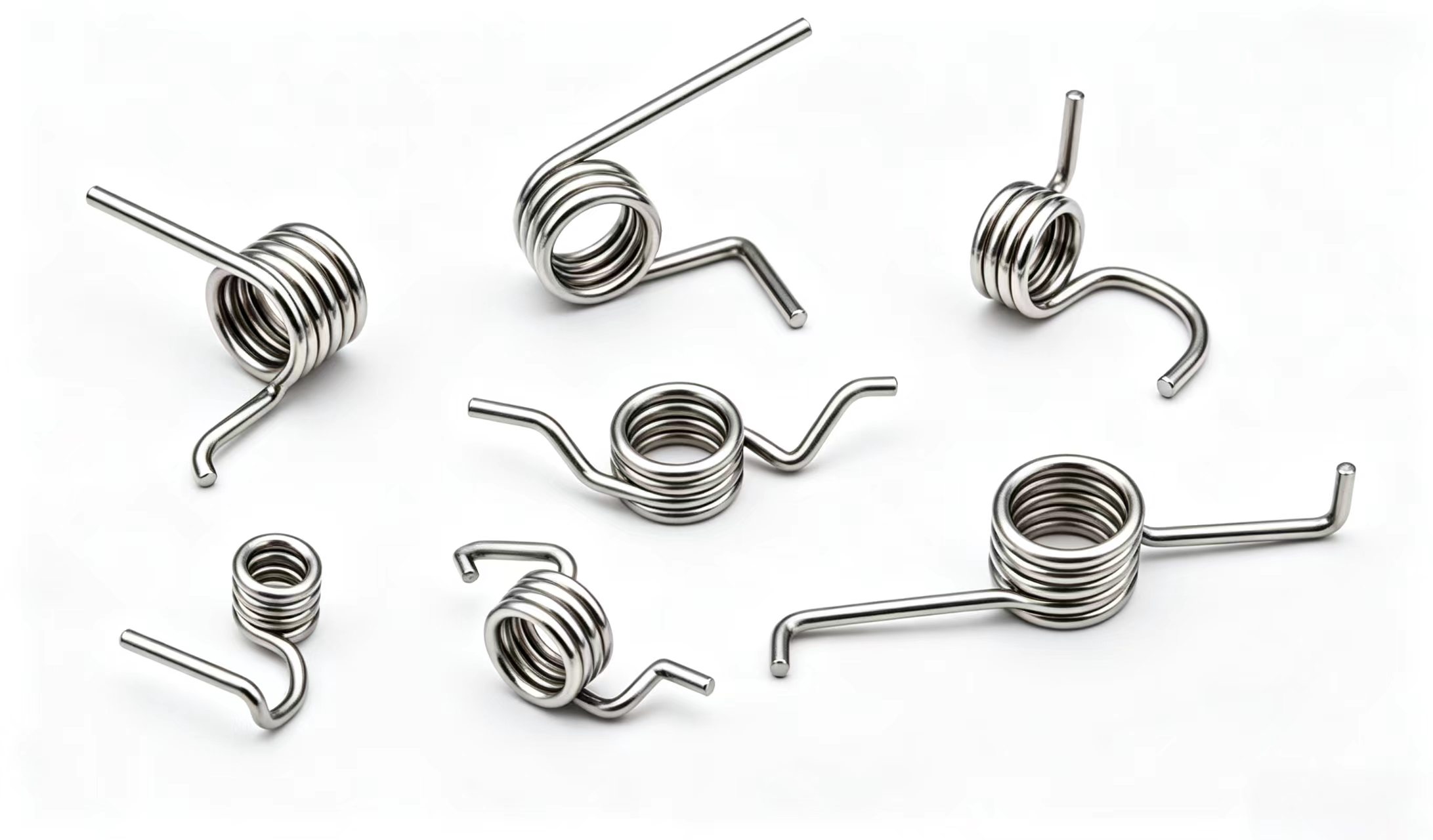 Custom torsion springs manufactured by KAIFORGE for OEM industrial applications